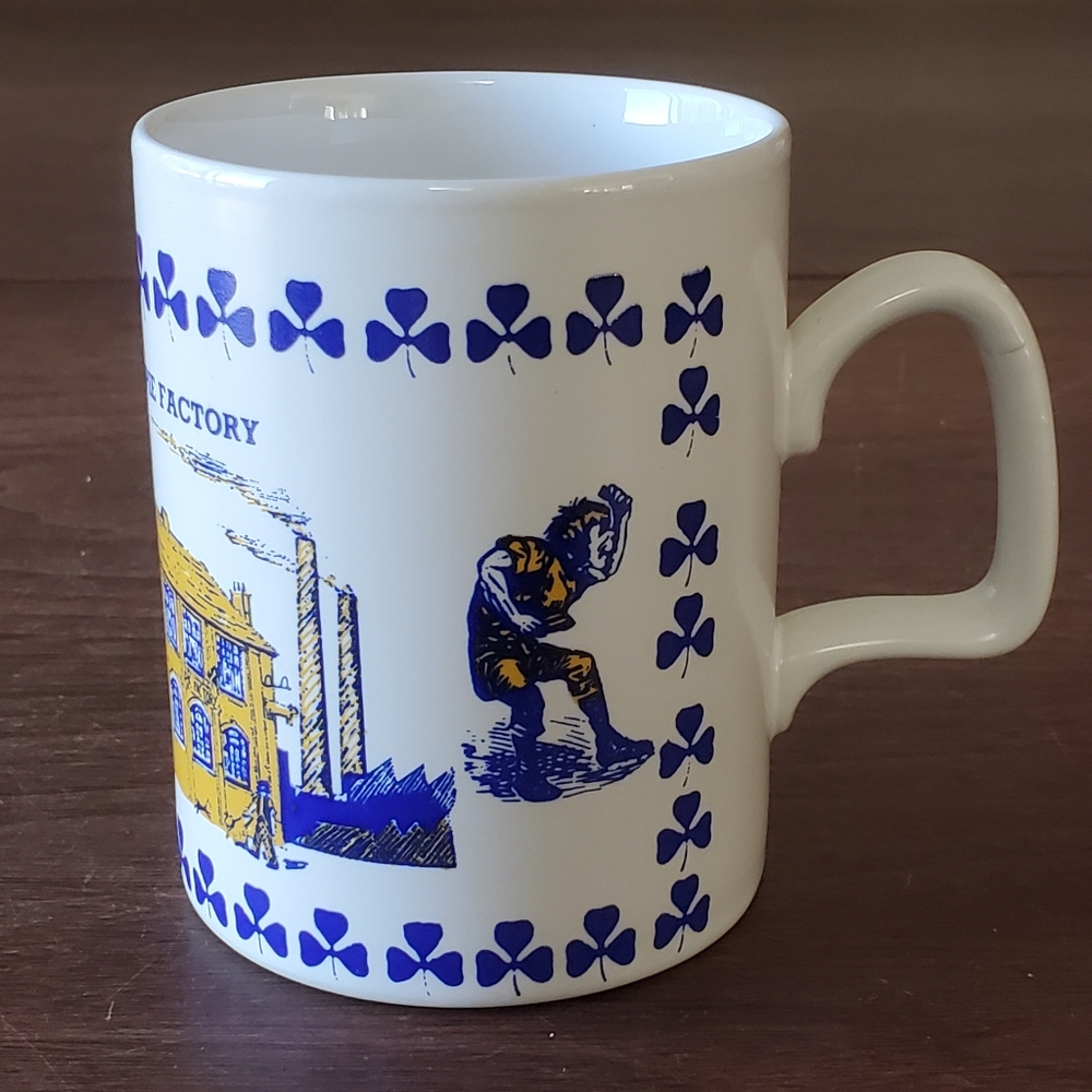 Vintage Collectable Mug Mad O Rourkes Pie Shops England 1992 Little Lucky Mug